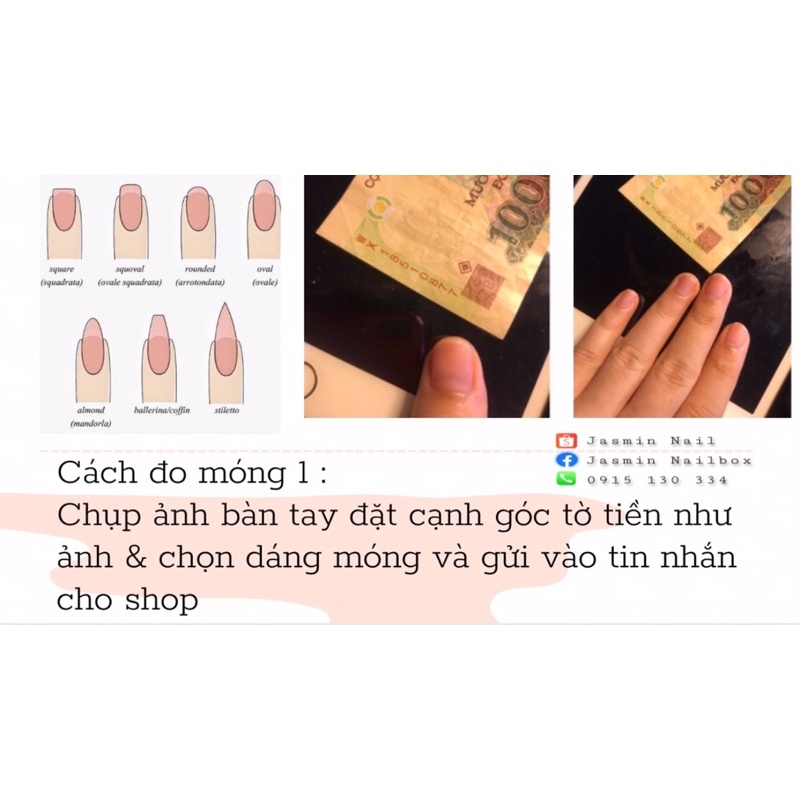 [Mã NHUQAD giảm 10% đơn 100k] NAIL BOX móng úp thiết kế sẵn có làm theo yêu cầu