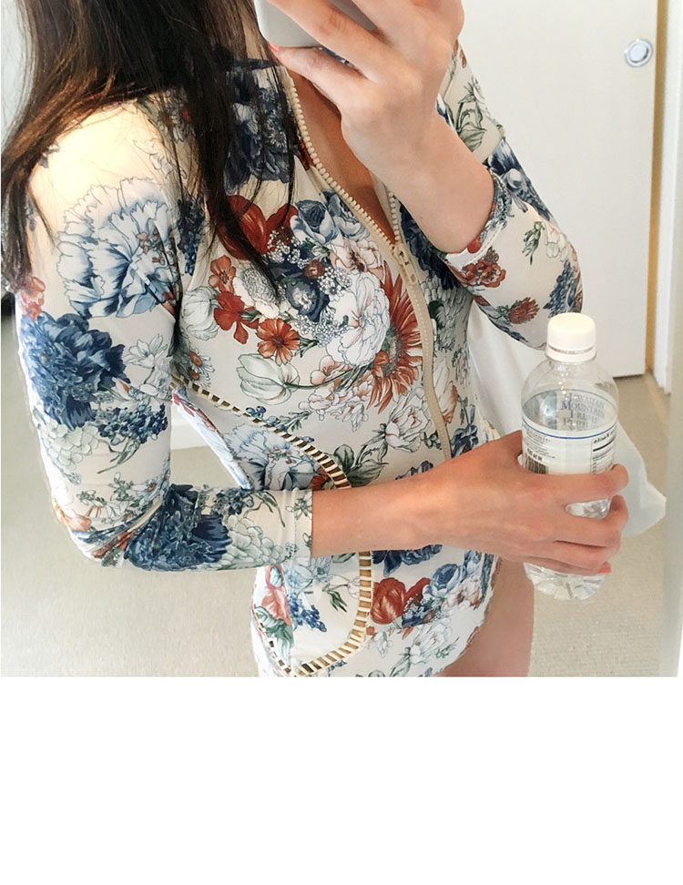 Đồ Bơi Một Mảnh Dài Tay Phong Cách Hàn Quốc Quyến Rũ Dành Cho Nữ | BigBuy360 - bigbuy360.vn