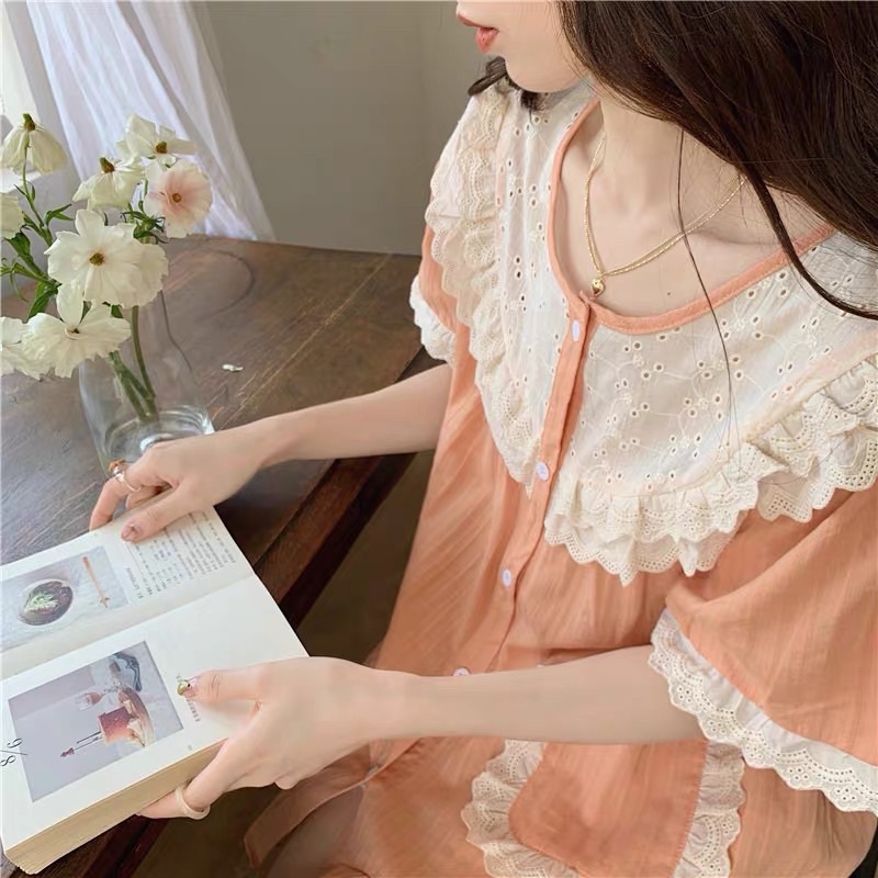 Bộ ngủ tiểu thư hàng Quảng châu cao cấp  SẴN