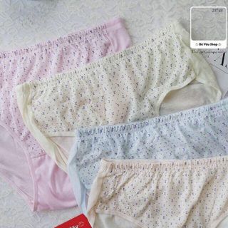 combo 10 quần lót đông xuân hoa liti. Cotton BIG SIZE