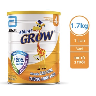 SỮA BỘT ABBOTT GROW 4 LON 1.7KG