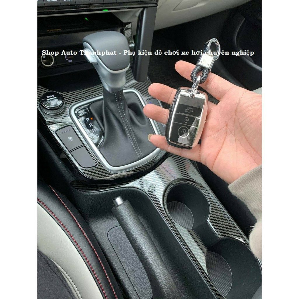 Ốp Nội Thất Xe Kia Seltos 2020 2021 2022 Mẫu Carbon - 6 chi tiết