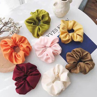 Dây Cột Tóc Vải Lụa Bóng Thời Trang Dành Hàn Quốc