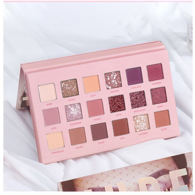 Bảng Phấn Mắt Huda STORY 18 Màu Lì Và Ánh Ngọc Trai Kết Hợp Thời Trang MKE | BigBuy360 - bigbuy360.vn