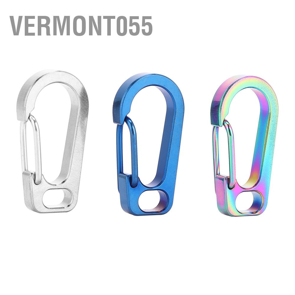 Có thể bán buôn Hợp kim titan leo núi Khóa leo núi An toàn treo nhanh Carabiner Vermont055 Hàng giao ngay