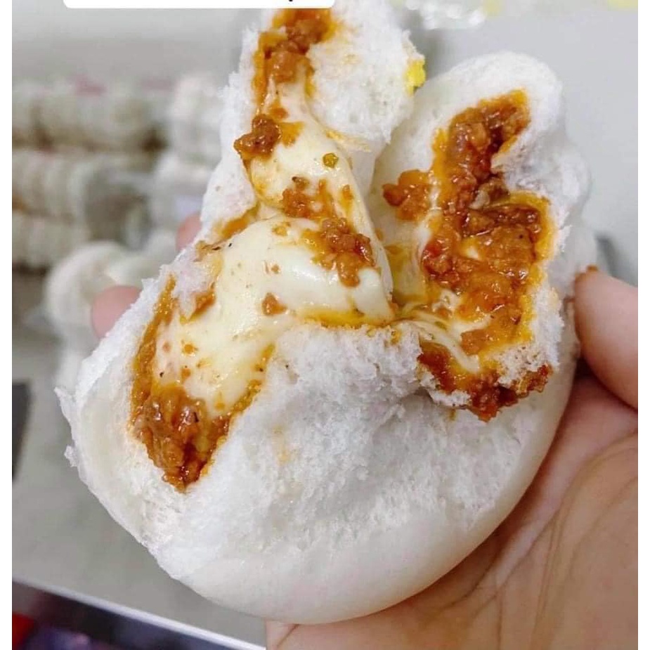 Bánh bao xá xíu phô mai men tươi