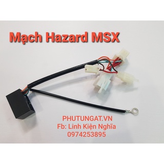 Mạch Hazard cho xe MSX lắp đặt như zin chỉ cần cắm giắc theo xe
