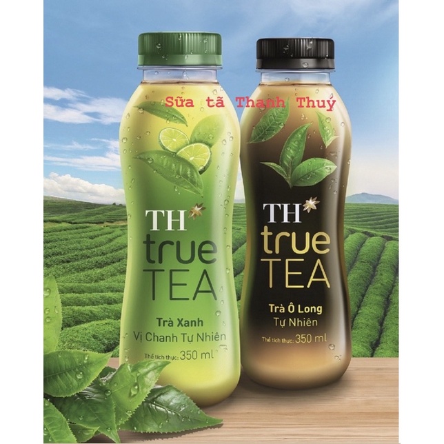 Trà Xanh/Olong TH True Tea - 350ml x 1 chai