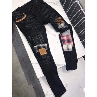 Quần Jean nam ARIMI đen vá cực đẹp của hàng quảng châu siêu cấp  94_Boutique