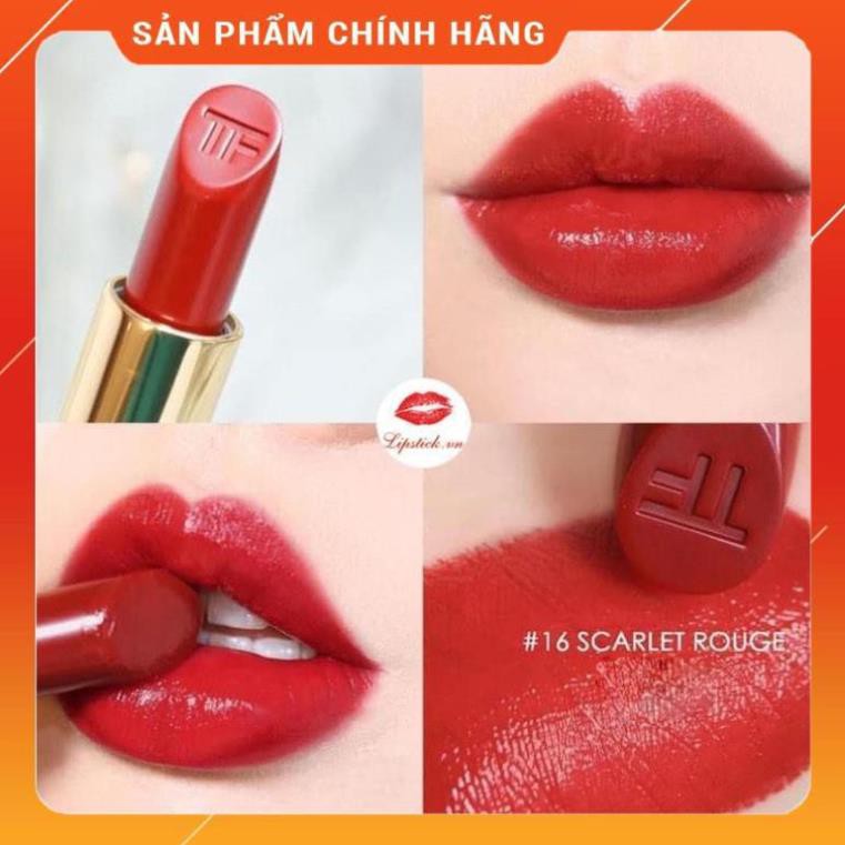 Son tomfor 16 đỏ tươi sáng chảnh mịn màng