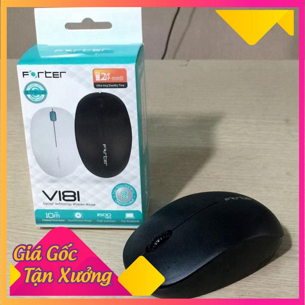 Chuột không dây Forter V181 tặng kèm pin tcbest  MFT14