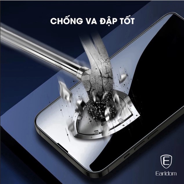 🛑CHÍNH HÃNG EARLDOM🛑 Kính Cường Lực Chống Nhìn Trộm Dành Cho Iphone Assassin Earldom