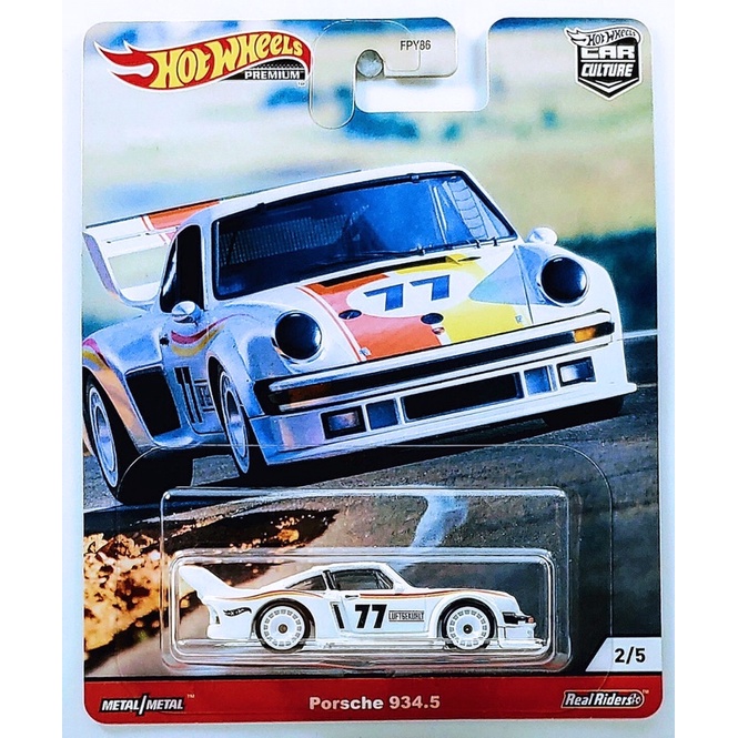 Xe mô hình Hot Wheels Premium Porsche 934.5 Set Thrill Climber Car Culture
