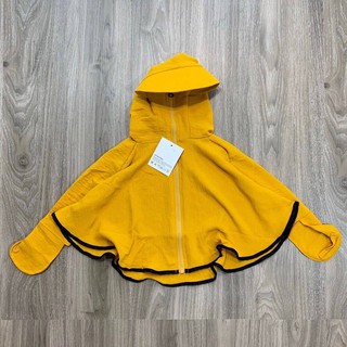 Áo Chống nắng chống gió cho bé gái thiết kế mũ và khầu trang thông minh