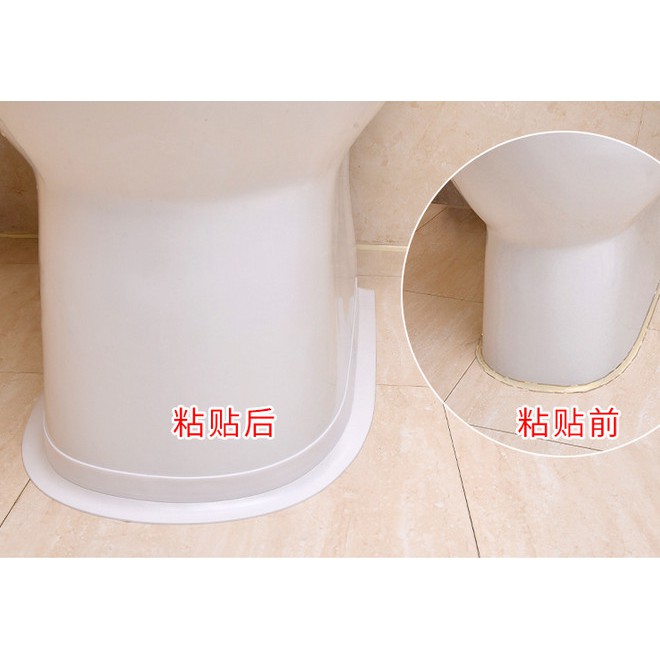 Băng Keo PVC Chống Thấm Nước Chống Nấm Mốc Rộng 2.2cm / 3.8cm 1Meter Cho Nhà Bếp / Phòng Tắm