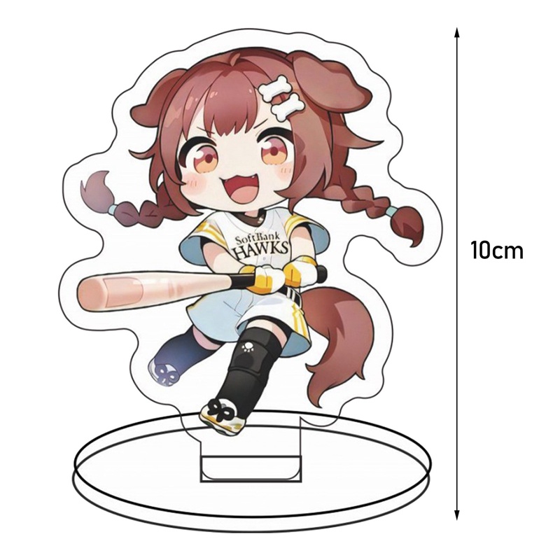 Mô Hình Đứng Bằng Acrylic Nhân Vật Usada Pekora Uruha Rushia Suisei Inugami Korone Dễ Thương