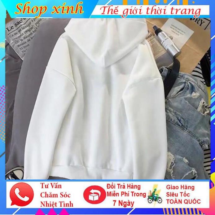 Áo hoodie, áo nữ lót nỉ freesize From rộng hình khủng long dễ thương 45 - 58kg thời trang - năng động | BigBuy360 - bigbuy360.vn