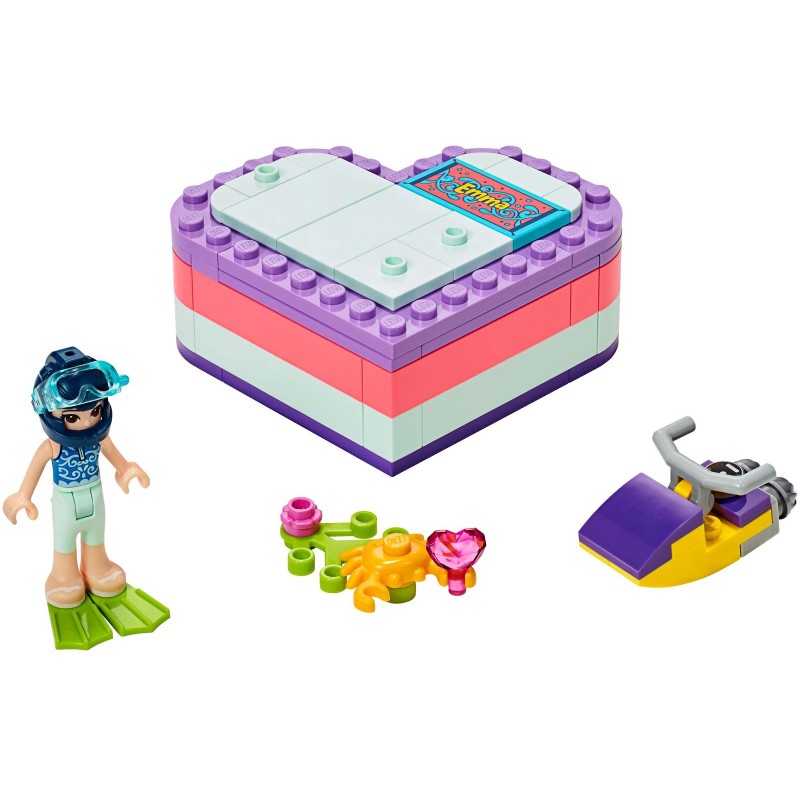 Lego Friends 41385 -  Emma's Summer Heart Box - Bộ xếp hình Lego Hộp trái tim mùa hè của Emma