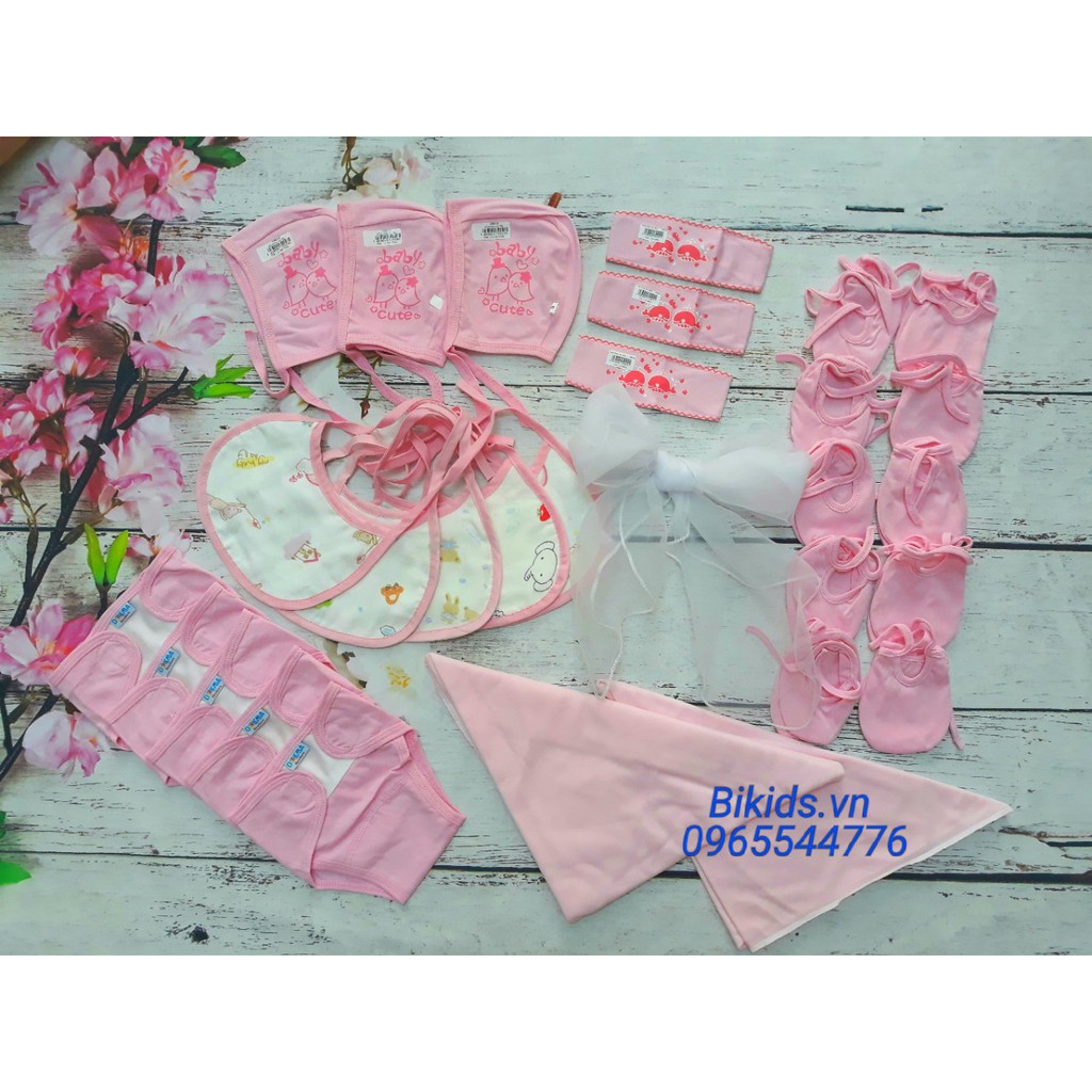 Set đồ phụ kiện sơ sinh cho bé SET01