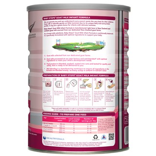 Sữa dê Baby steps số 1 - 400g