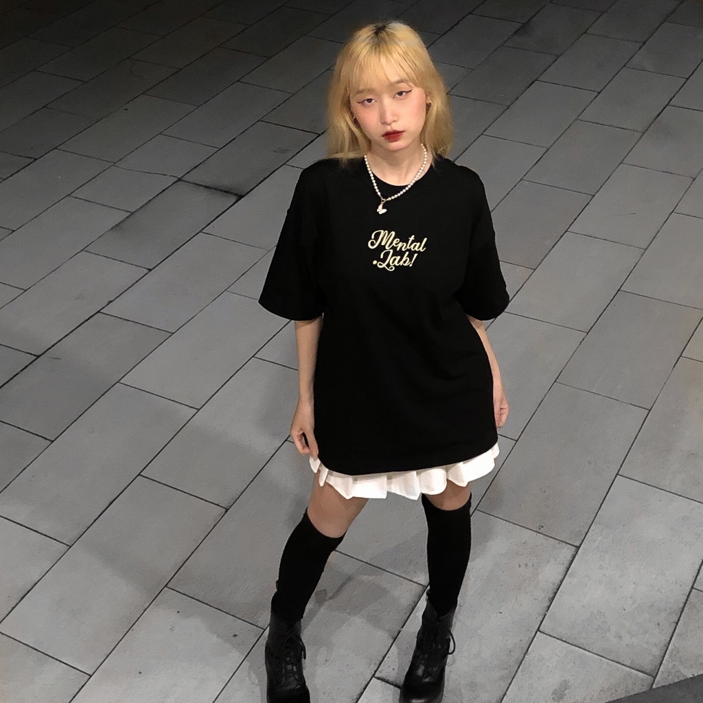 Áo Thun MENTAL® Thêu /Basic/ Oversize Tee