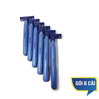 Dao Cạo Râu 2 Lưỡi Gillette ( gói 06 dao cạo) DỄ DÙNG,Dành MỌI LOẠI DA, Dễ Thay