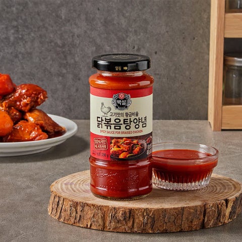 Sốt Ướp BBQ Gà Xào Cay Hàn Quốc BEKSUL Hũ 290G