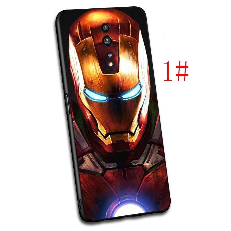 MARVEL Ốp Lưng Silicone Họa Tiết Các Nhân Vật Trong Phim Biệt Đội Siêu Anh Hùng Dành Cho Realme 2 3 Pro A5 Q X Lite Xt X2 X3 X50