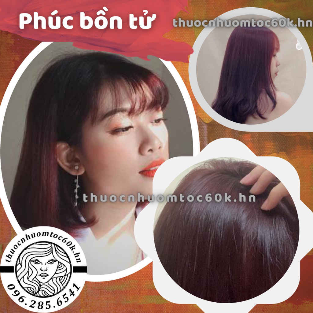 [KO TẨY] Thuốc nhuộm màu phúc bồn tử kèm trợ dưỡng găng tay thuocnhuomtoc60k.hanoi | BigBuy360 - bigbuy360.vn