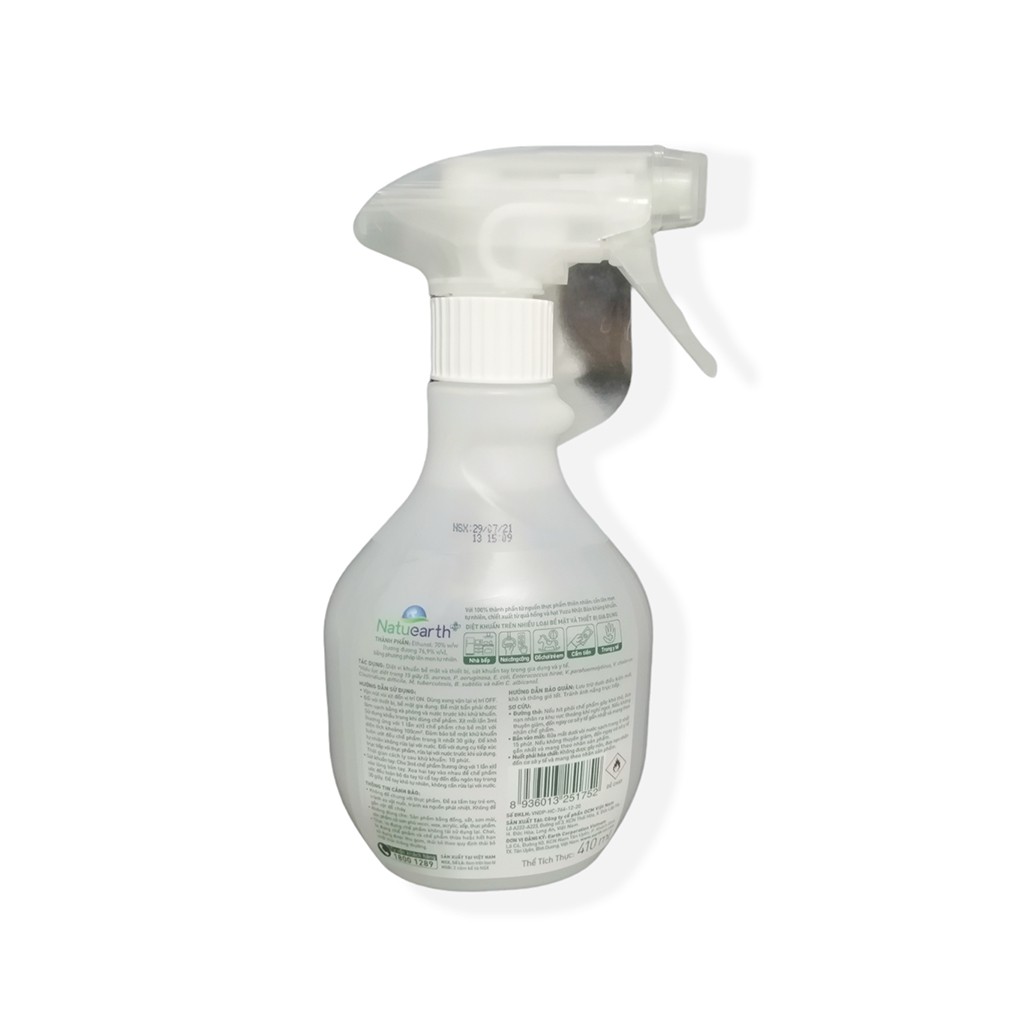  Xịt khuẩn Natuearth 410ml Đa Năng Từ Thiên Nhiên Nhanh Khô | BigBuy360 - bigbuy360.vn