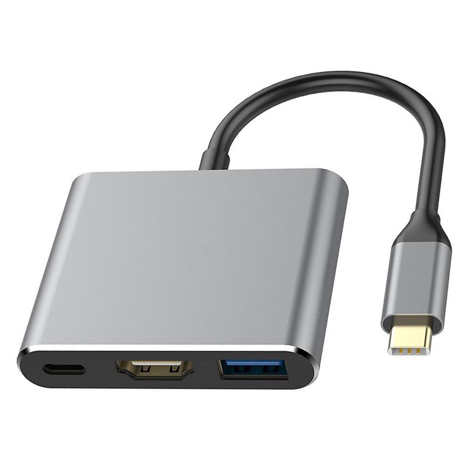 #DEY Usb 3.1 Type C To Usb-C 4K HDMI-Compatible Usb 3.0 Hub Adapter High Definition