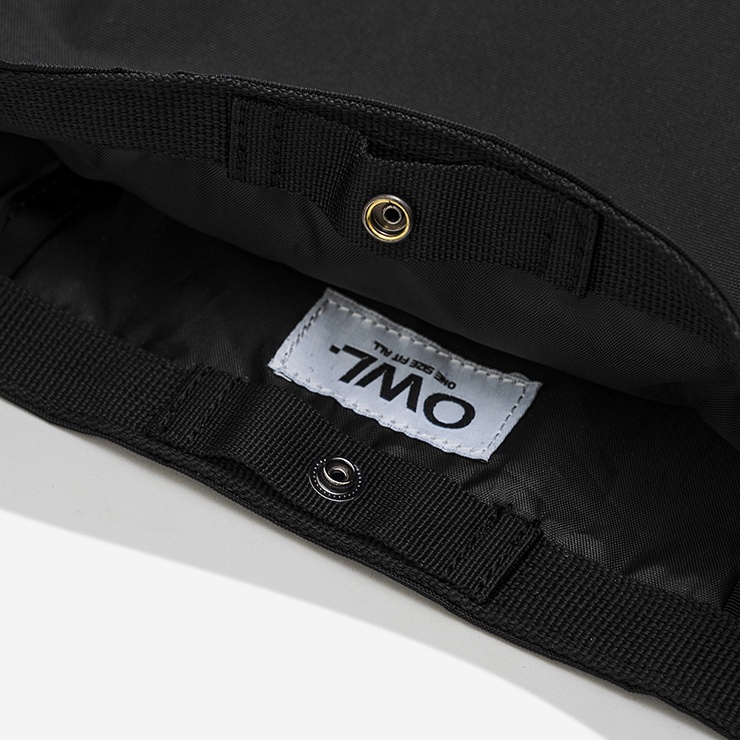 Túi đeo chéo Owlbrand Flower /  Đen