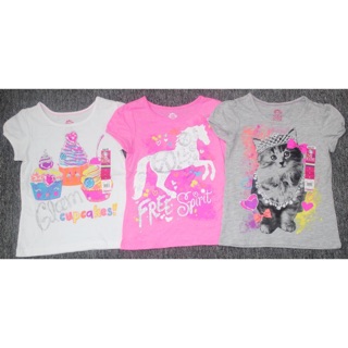 Áo thun bé gái. 365 kids garanimals. size 4-8t
