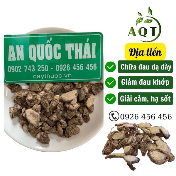Củ Địa Liền Khô (1KG) Thái Lát Thượng Hạng, Hàng Loại Tốt, Thơm, Sạch
