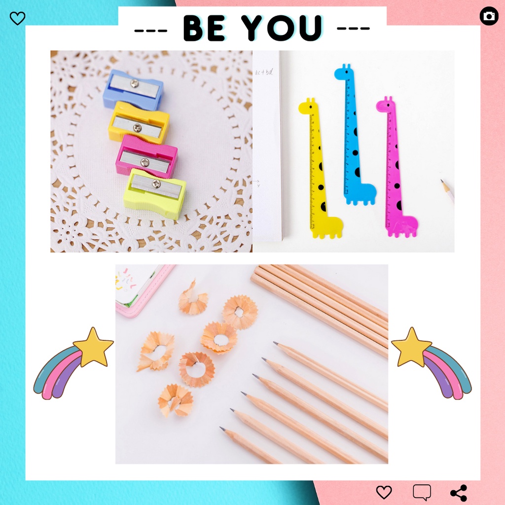 Dụng Cụ Văn Phòng Phẩm, Bút Chì, Thước, Đồ Chuốt - BEYOU