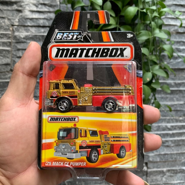 KentNgoShop Xe mô hình Matchbox 75 Mack CF Punper tỉ lệ 1/64