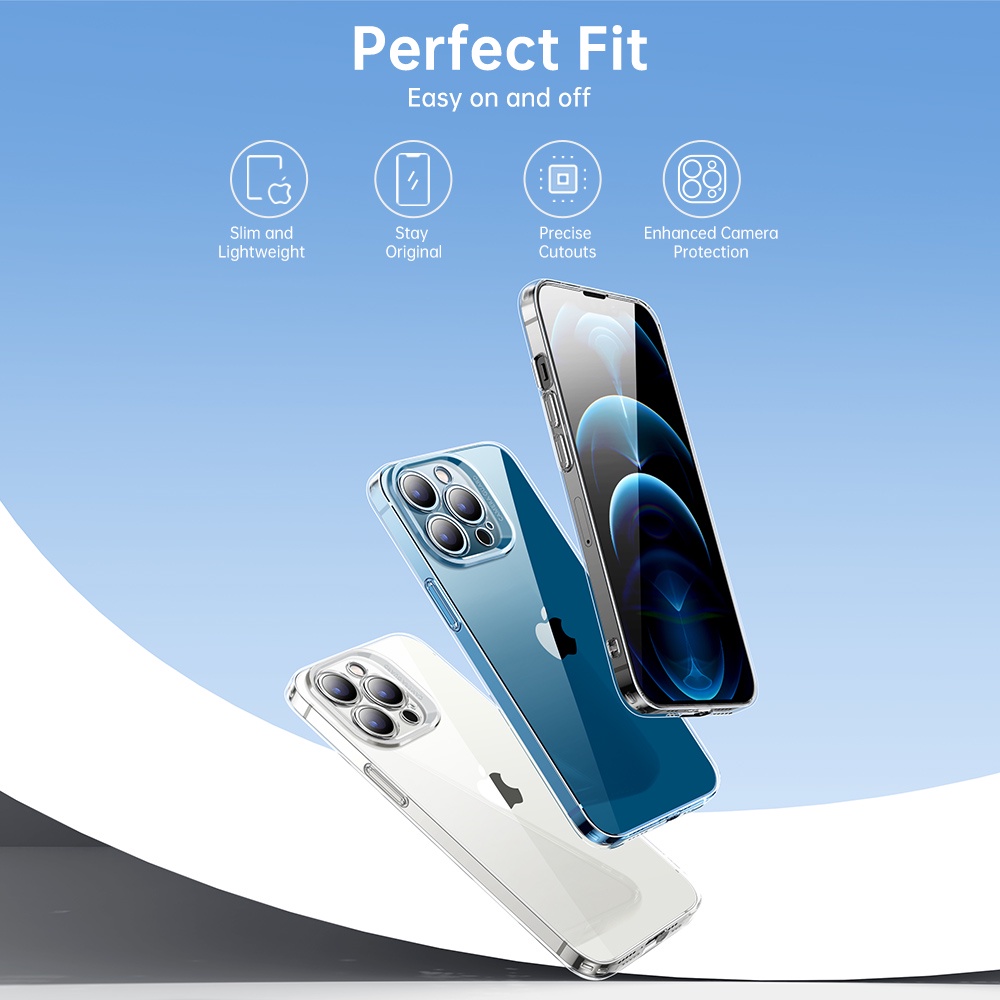 Ốp điện thoại ESR trong suốt bảo vệ toàn diện máy ảnh thời trang cho iPhone 13/13 Pro Max | BigBuy360 - bigbuy360.vn