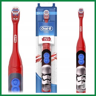 Bàn chải điện Oral-B StarWarS sử dụng pin sản phẩm được nhập khẩu và sử dụng tại Châu Âu - set chăm sóc rặng miệng sẵn