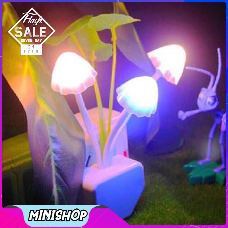 Đèn Ngủ Cảm Ứng Hình Nấm Xinh Xắn MINISHOP H074