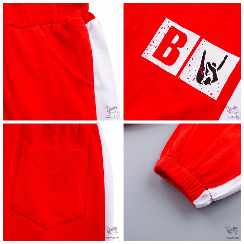 Bộ áo thun ngắn tay và quần dài thiết kế thời trang xinh xắn cho bé nam