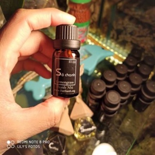 Lọ 10ml Tinh Dầu Sả chanh Nguyên Chất - Có Giấy Kiểm Định Chất Lượng