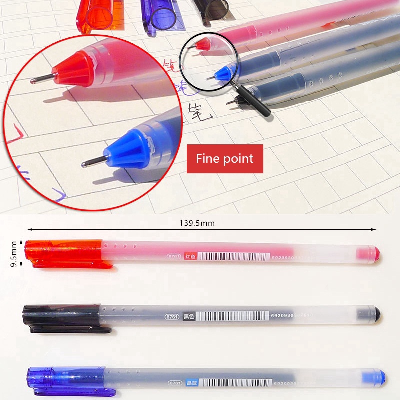 Bút bi nước ngòi 0.5mm nhiều màu sắc