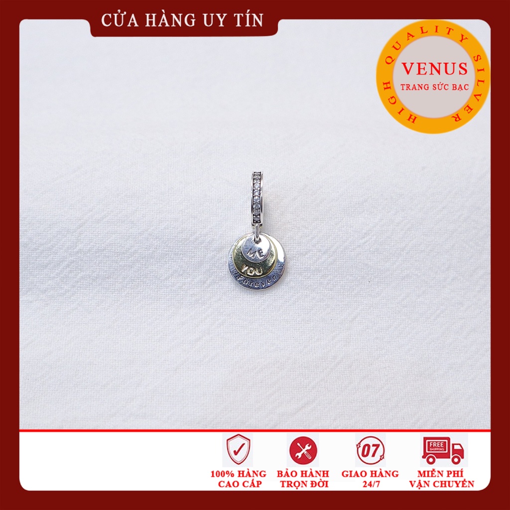 [Charm bạc 925 cao cấp] Charm treo máy bay giây- Mã sản phẩm VENUST18