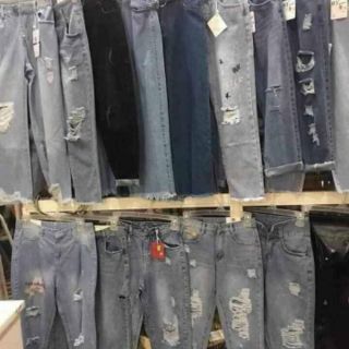 Combo quần jean của khách