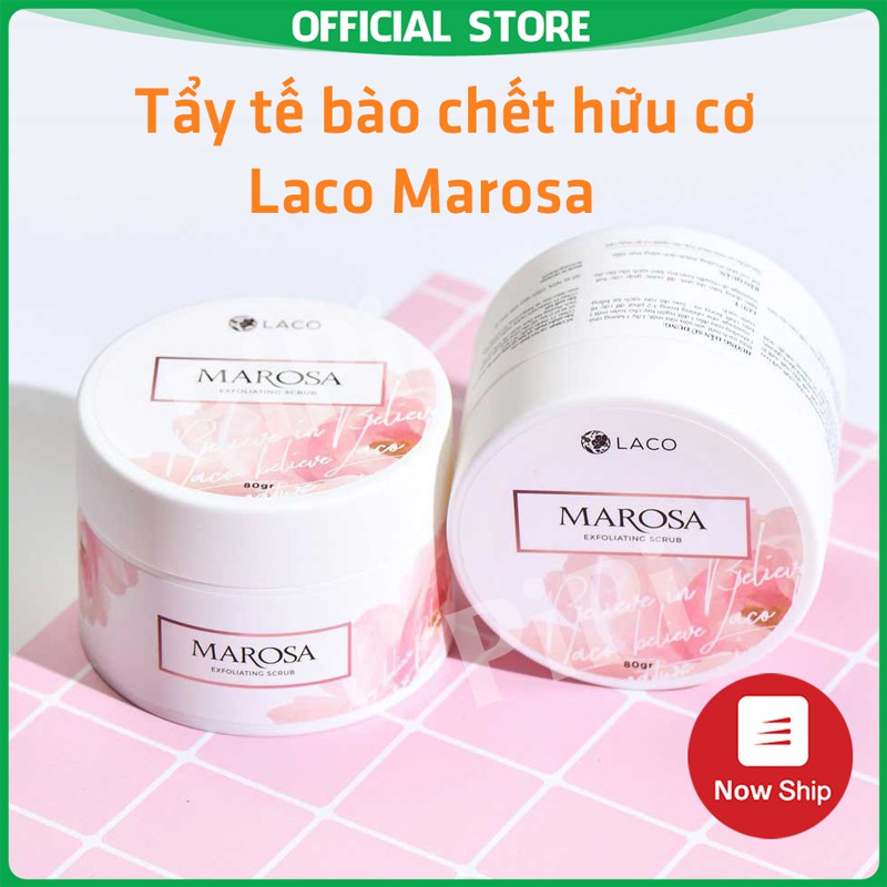 Tẩy tế bào da chết Marosa Laco - Cho mặt môi da dầu mụn nhạy cảm Chiết xuất tự nhiên Nam nữ