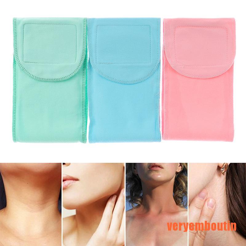 [Hàng mới về] Mặt nạ cổ dạng gel dưỡng ẩm ngăn ngừa nếp nhăn làm trắng da spa