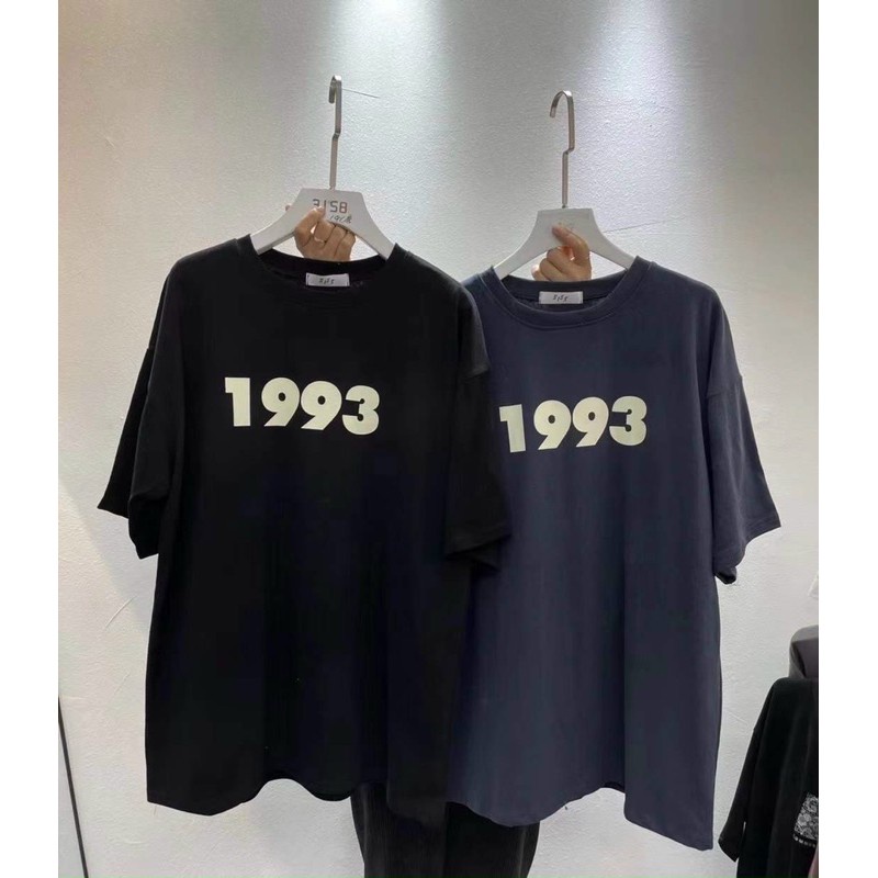 Áo thun 3158 in 1993 áo form rộng tay lỡ cotton