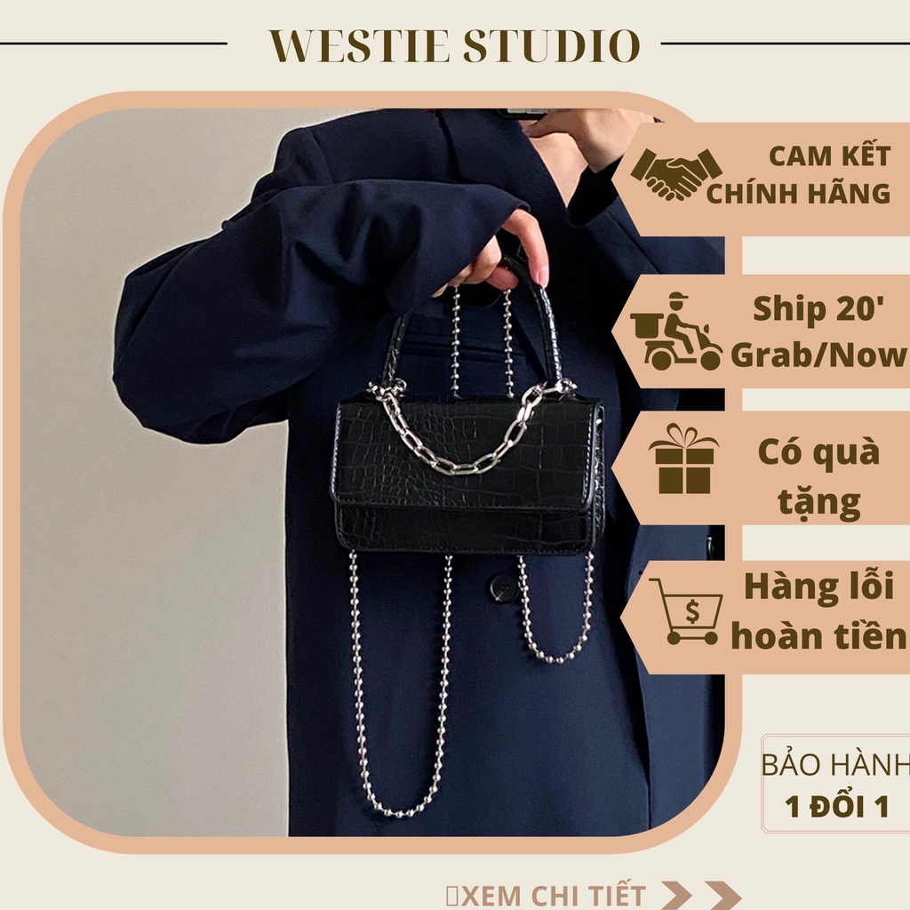 Túi Xách Nữ Mini Phối Dây Xích WESTIE - A07.TXN