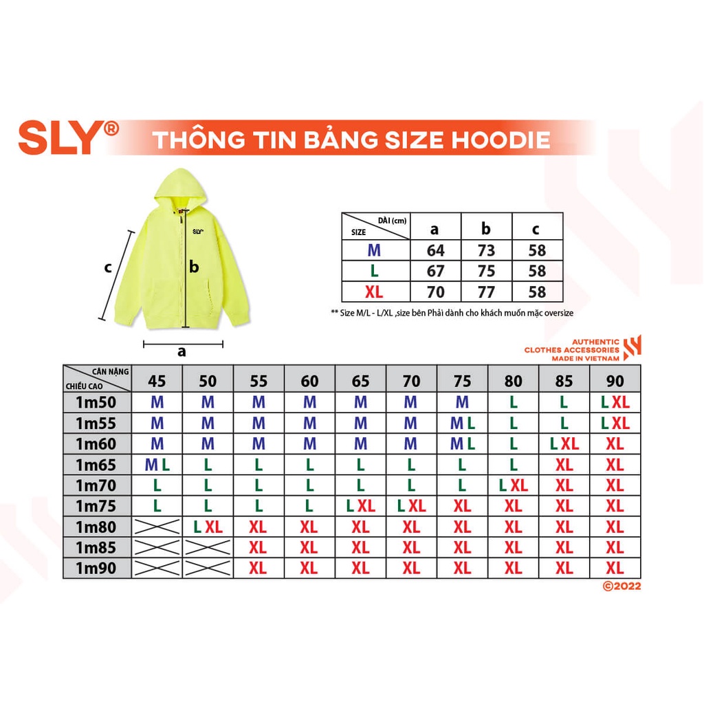Áo Khoác Nỉ Bông SLY màu xanh neon