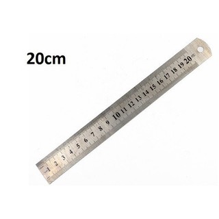 Thước kẻ sắt 15cm, 30cm, 30cm, 50cm-Combo 2 thước